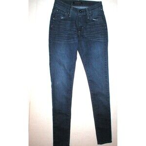 New Womens James Jeans Designer 25 Skinny Mediterranean Twiggy Dark Blue USA